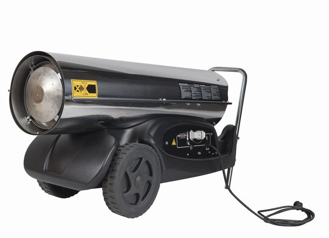 5. Canon noir avec roulettes